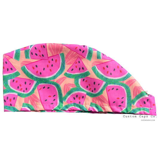 Watermelons on Pink | Modified Bouffant
