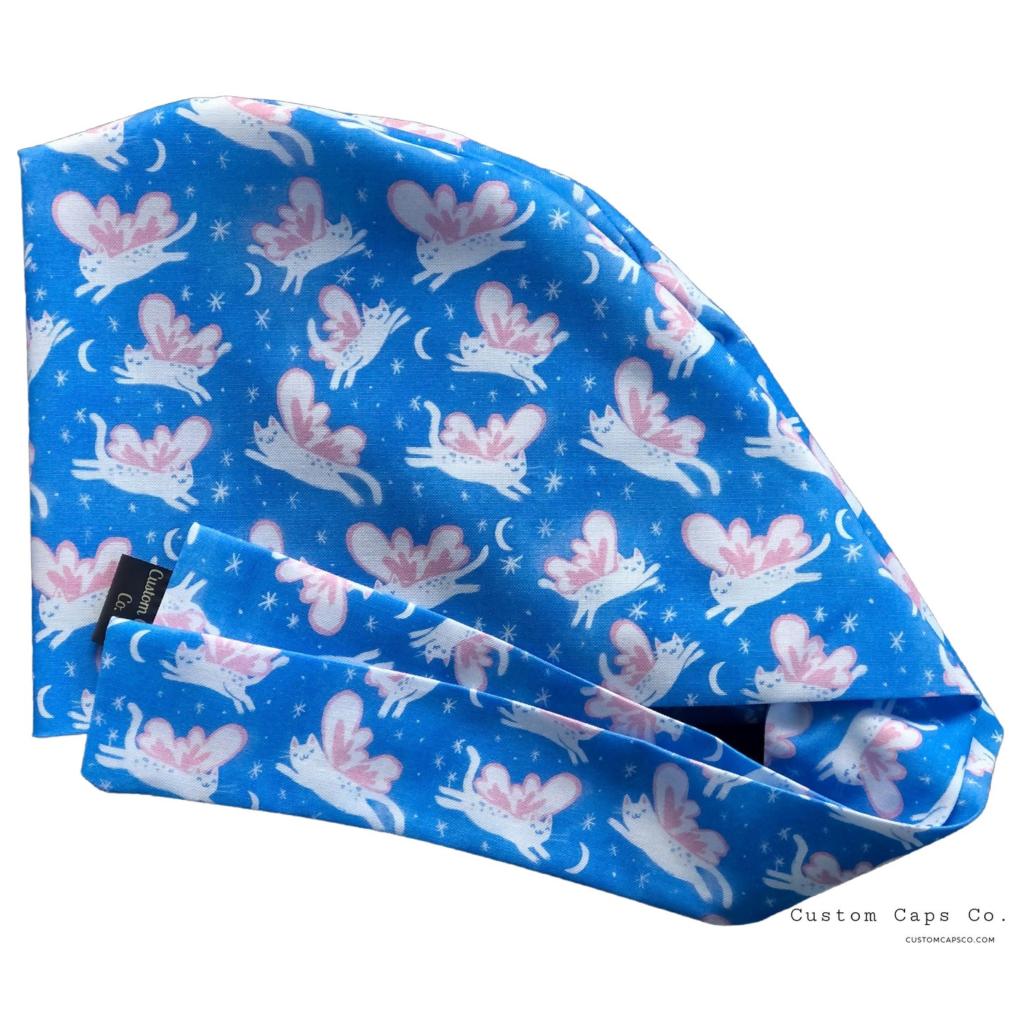 Kitten Fairies on Blue | Pixie - Custom Caps Co. 