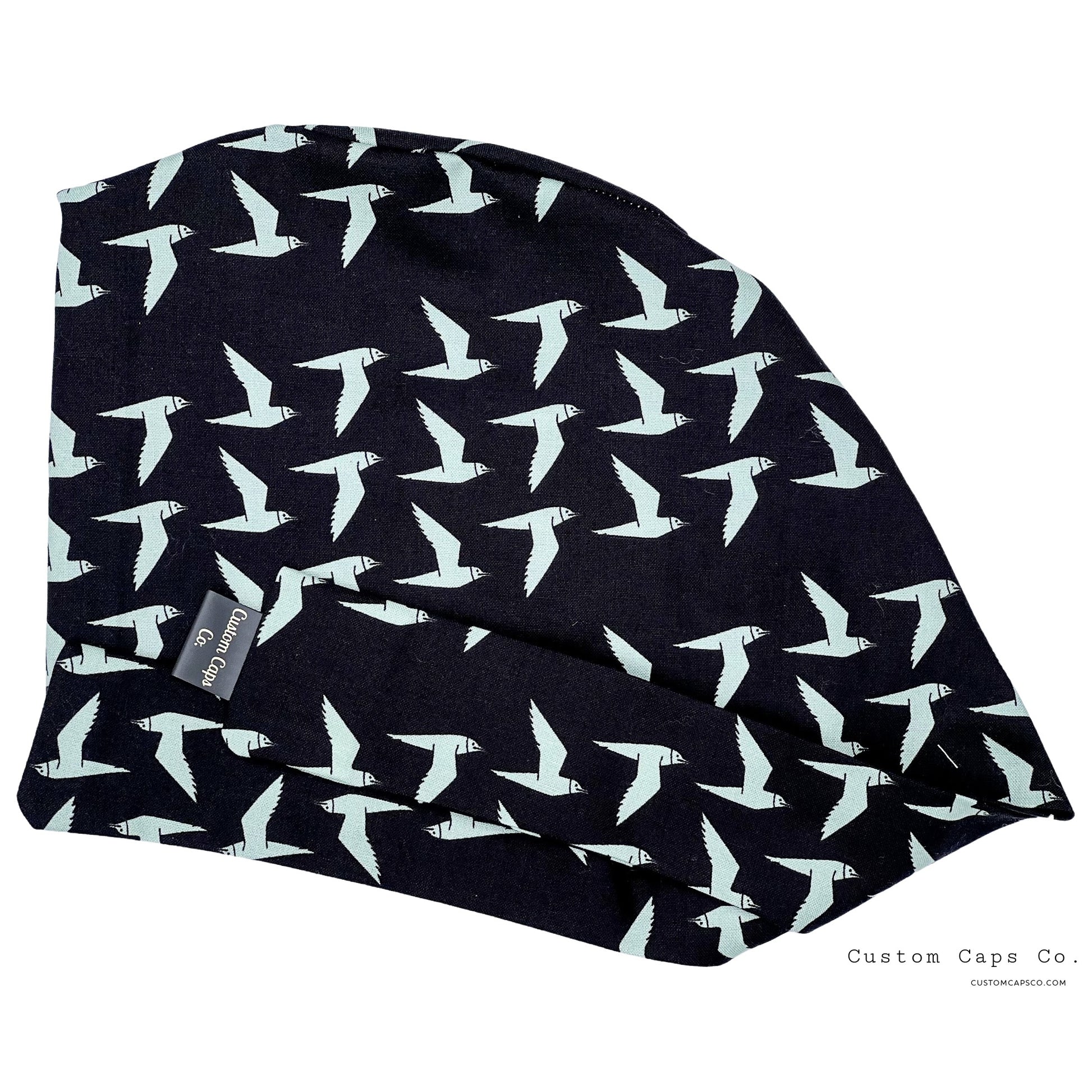 Flight Stripes on Black | Pixie - Custom Caps Co. 