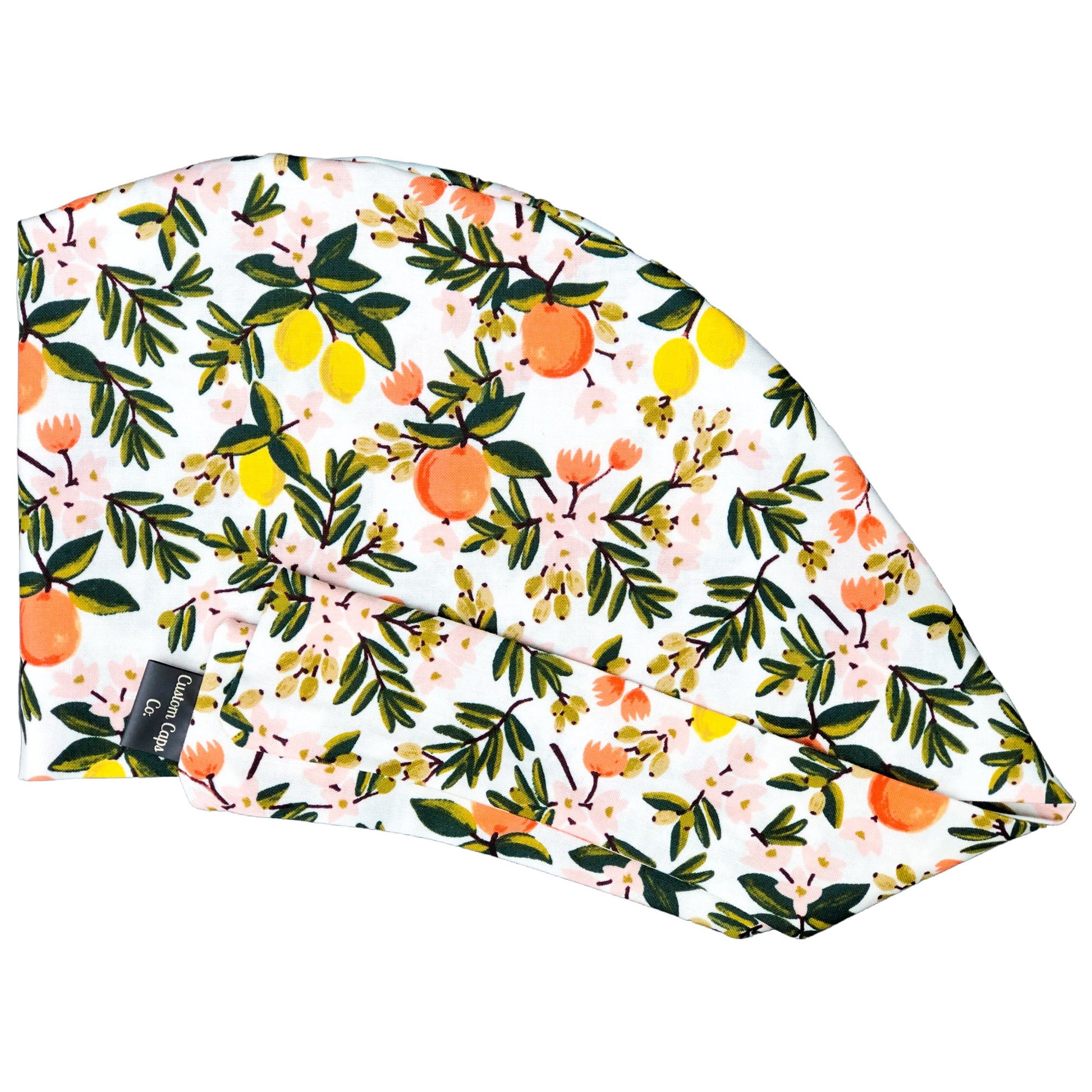 Citrus Blossoms on Cream | Pixie - Custom Caps Co. 